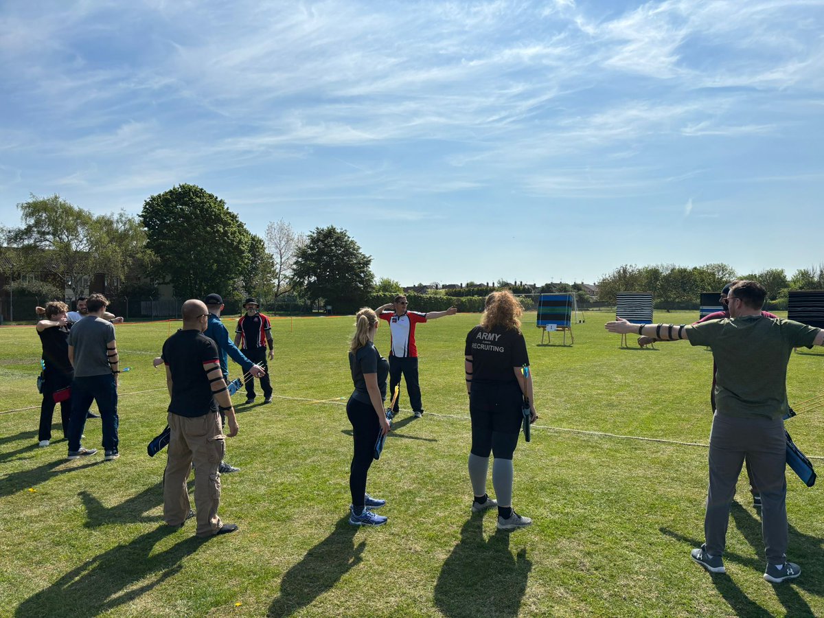 Army Archery recently held another two successful Archery Beginners courses. 

Congratulations to all the newly qualified archers!! 🎯🏹
Good luck in your Archery journey. 💪🏻

For more information about Army Archery email Team Secretary WO1 C Cherrie RLC. 

#ArmyArchery