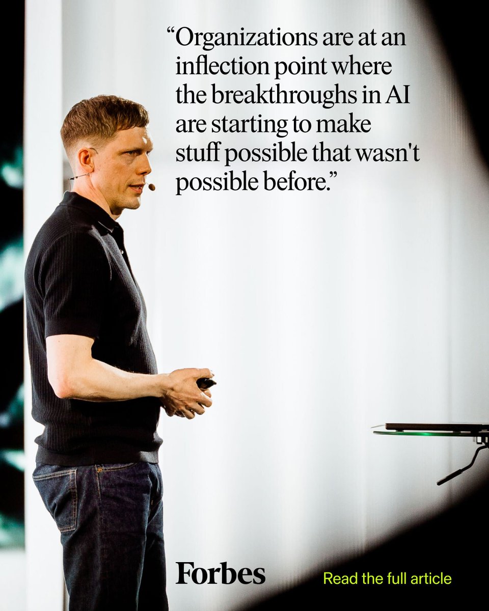 Sana (@sanalabs) on Twitter photo Sana AI Summit might have been multidimensional, but our Chief Scientist <a href="/OscarTackstrom/">Oscar Täckström</a>'s take on the AI enterprise opportunity was laser-focused.
Thank you <a href="/Forbes/">Forbes</a>' <a href="/ctowersclark/">Charles Towers-Clark</a> for covering the Summit with breadth and depth.
Read the full article: forbes.com/sites/charlest… Sana AI Summit might have been multidimensional, but our Chief Scientist <a href="/OscarTackstrom/">Oscar Täckström</a>'s take on the AI enterprise opportunity was laser-focused.
Thank you <a href="/Forbes/">Forbes</a>' <a href="/ctowersclark/">Charles Towers-Clark</a> for covering the Summit with breadth and depth.
Read the full article: forbes.com/sites/charlest…