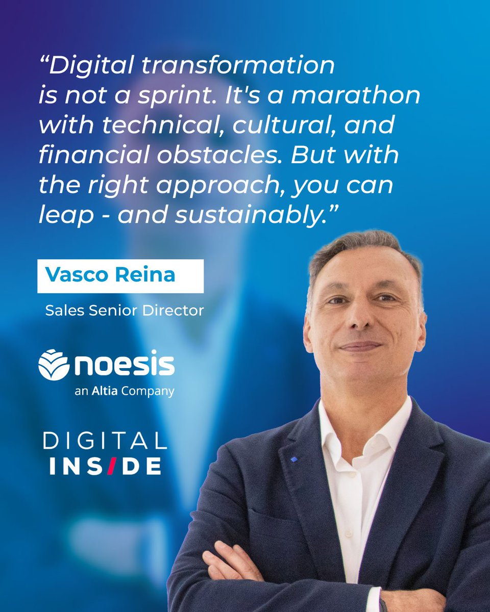 How can Portugal’s digital transformation be strategic, not just reactive? 🚀 
 Vasco Reina, Senior Sales Director at Noesis, shares his insights in the latest Coffee Break. 
 Watch here: eu1.hubs.ly/H0kd8S80

#NoesisInMedia #DigitalTransformation #TechTalk