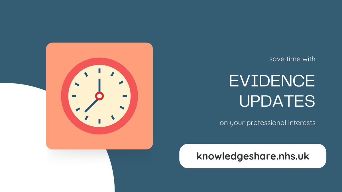 Did you know that around 7% of best practice goes out of date each year?

Stay up to date with KnowledgeShare. Get personalised update emails with the latest high-impact evidence related to your professional interests 

Sign up here: forms.office.com/e/LLFEGRyxkz