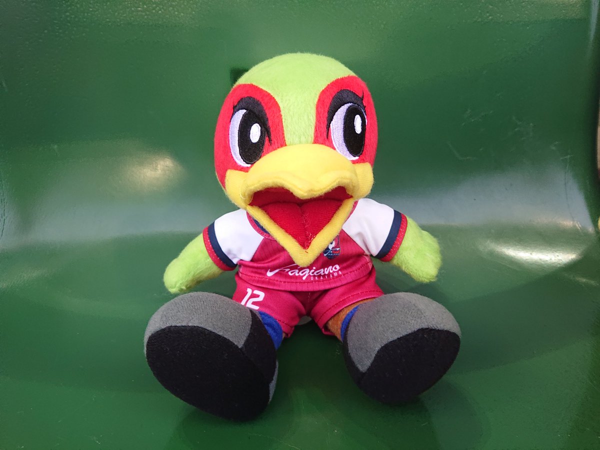 お迎えしたファジ丸くんが 可愛すぎる〜〜😍💙❤️ #ファジアーノ岡山