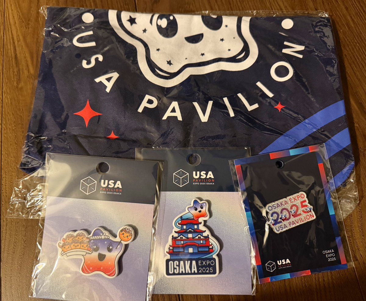 アメリカ館のショップがオープンしたので早速色々購入！トートバッグが