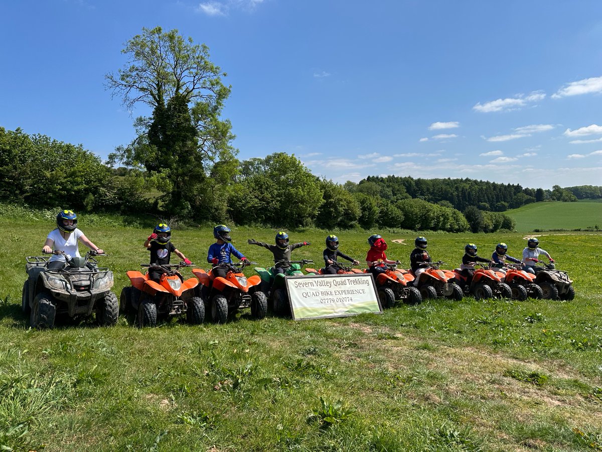 Stunning Shropshire scenes at the weekend for the boarders' quad trekking experience. A day filled with fun and adventure, exploring the fabulous farmland on quad bikes. #PackwoodBoarding #PackwoodAdventure