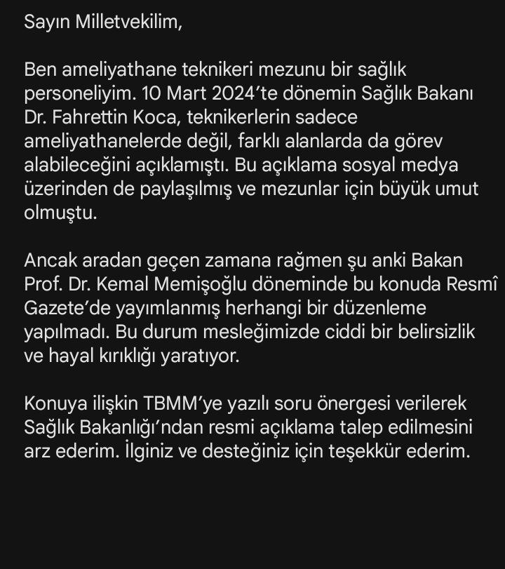 <a href="/AdnanBekerr/">Adnan Beker</a> SAYIN MİLLETVEKİLİM SESİMİZİ DUYUN