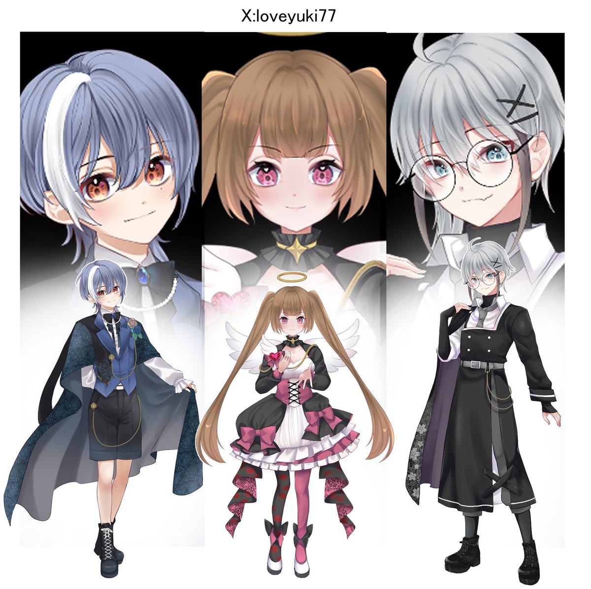 【Work】
この度、新人歌い手グループ「Noir Heretic」さんのイラストを担当させていただきました！
それぞれとっても魅力的なメンバーばかりなので、ぜひグループのこれからを一緒に見守ってくださいね！

→ <a href="/Noir_Heretic/">ノアヘレ-Noir heretic-</a> 

#新人歌い手グループ