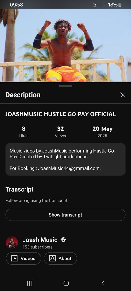 JoashMusic2's tweet photo. Thank you all for the birthday wishes! I truly appreciate your support and kindness. As a token of thanks, I'm excited to share the official music video for my latest song Hustle Go Pay. Please watch it on YouTube and don't forget to leave a comment!
https://t.co/ensdv9r4w5 https://t.co/zF8sCwS5X6