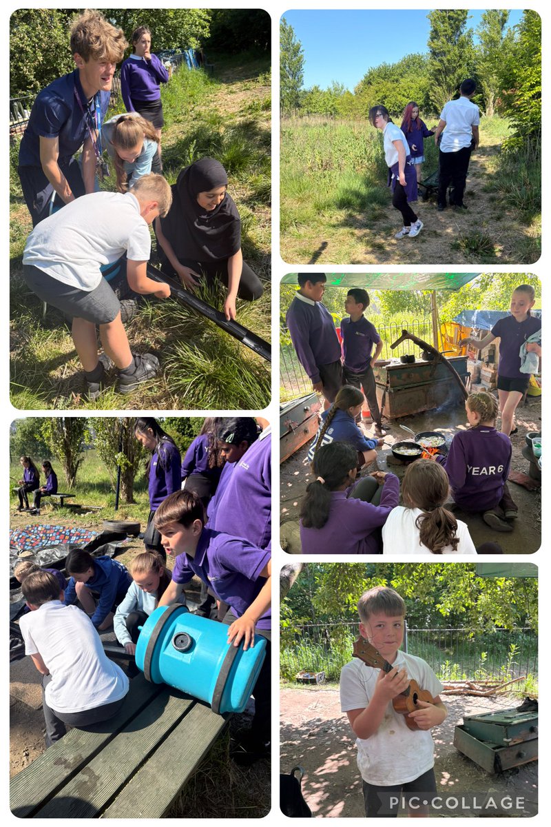 What a treat for Year 6! 
Today we had a forest school morning and had to use our key values (teamwork, communication and sportsmanship) to try and fill the pond 🐠 💦 🐟