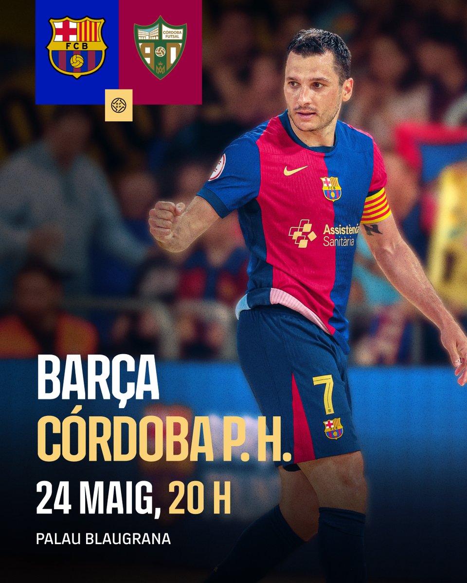 FCBfutbolsala's tweet photo. Què fas dissabte que ve a les 20h?
🎟️ https://t.co/bjudKnueSV https://t.co/l7Q7OyP6dB
