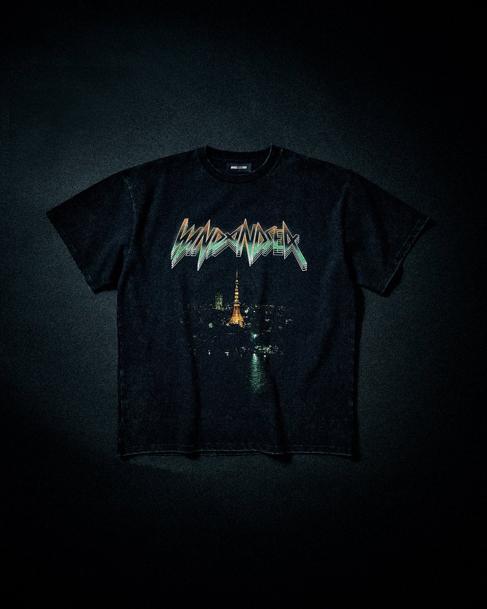 WIND AND SEA BAND WORLD TOUR NEWYORK TEE XL wind and sea WORLD