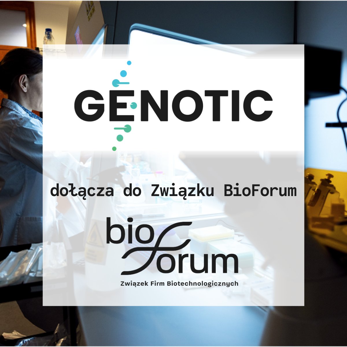 🤖🧬 Do BioForum dołącza <a href="/GenoticInc/">Genotic</a> – firma, która dzięki AI tworzy de novo przeciwciała w 21 dni, bez użycia zwierząt i z 99% skutecznością. Witamy w naszej sieci innowatorów!
#biotech #AI #członekBioForum #Genotic #innowacje #przeciwciała #lifescience #PolskaBiotechnologia
