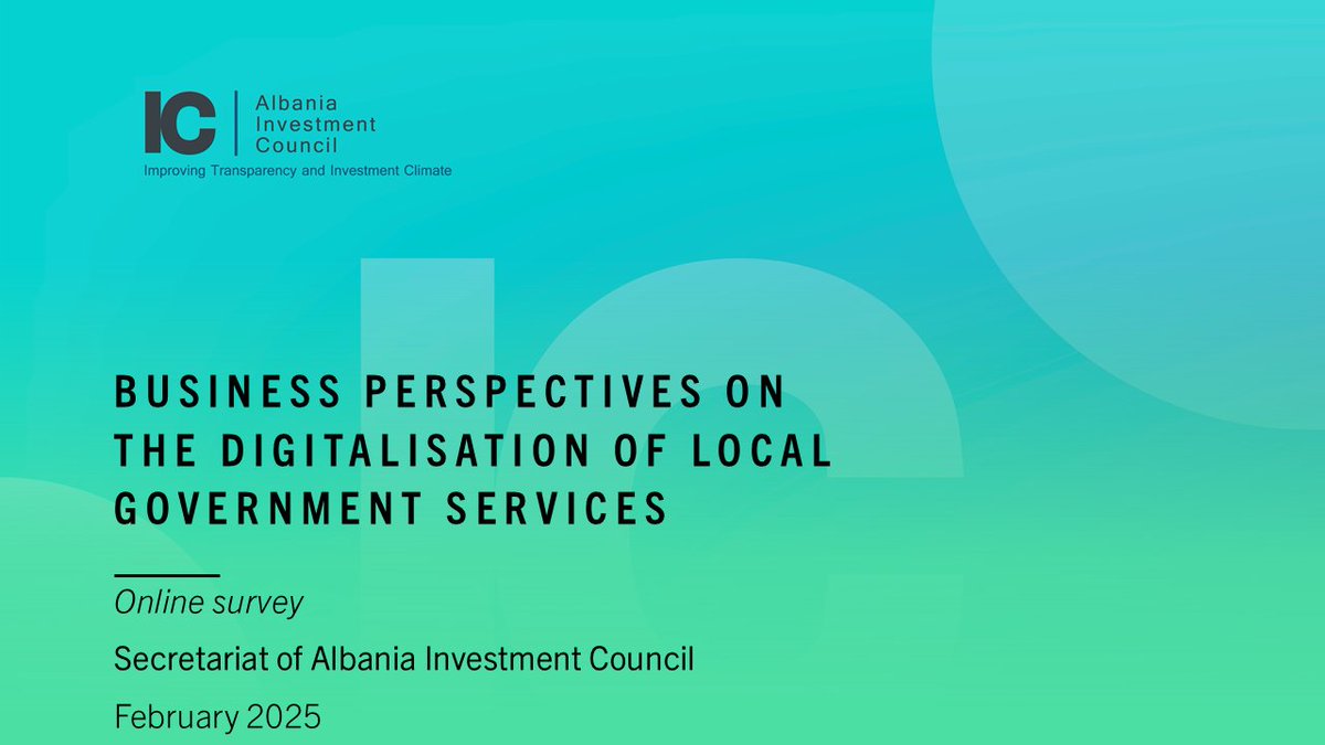 Albania Investment Council/Këshilli i Investimeve tweet media