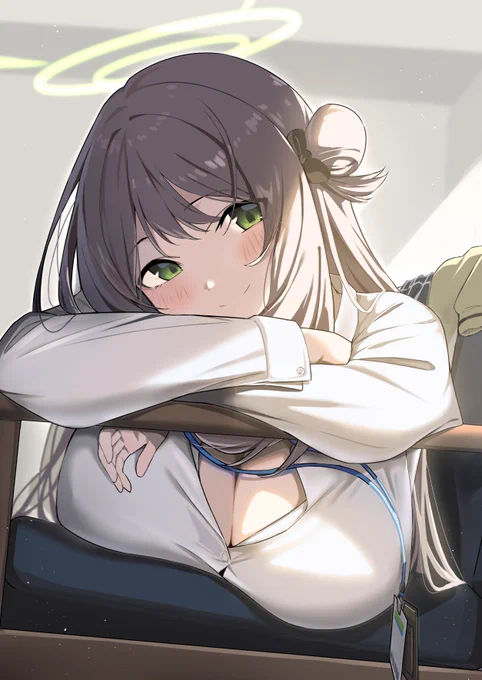 ノノミ、もう暑くなってきたね・・・#ブルアカ 