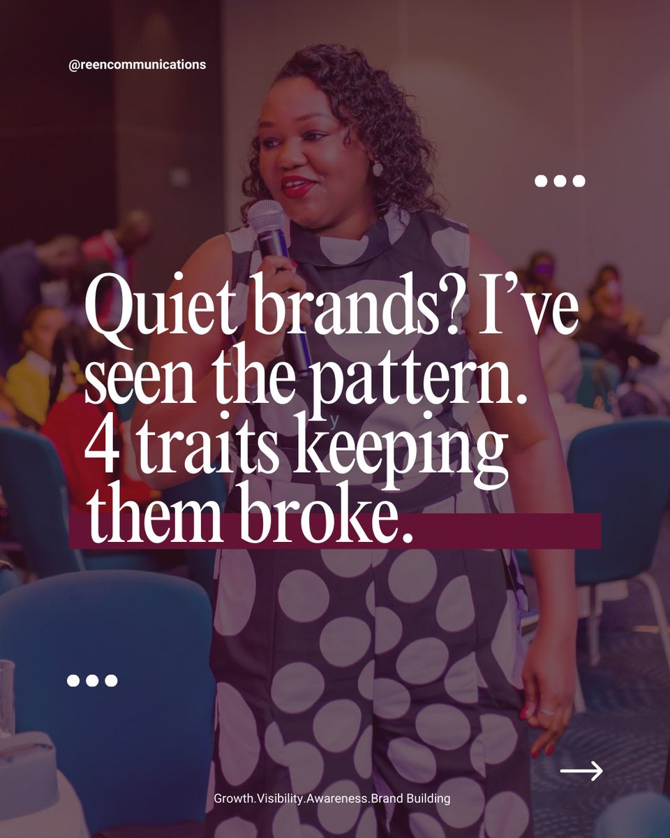 irynemugisha's tweet photo. I keep seeing it. Quiet brands with potential but no leads, no growth, no bookings.

Let’s talk about why👇🏾 https://t.co/VJTwzBkJfj