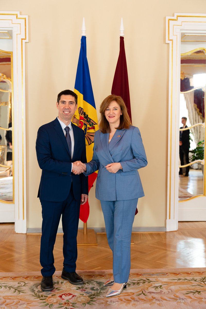 Mihai Popșoi (@mihaipopsoi) on Twitter photo 🇲🇩🇱🇻Had a meaningful discussion in Riga with Deputy Speaker of the Saeima, <a href="/ZKLukasevica/">Dr. Zanda Kalniņa-Lukaševica</a>, on Moldova’s European path, security challenges & the importance of strong parliamentary diplomacy between our countries. 🇲🇩🇱🇻Had a meaningful discussion in Riga with Deputy Speaker of the Saeima, <a href="/ZKLukasevica/">Dr. Zanda Kalniņa-Lukaševica</a>, on Moldova’s European path, security challenges & the importance of strong parliamentary diplomacy between our countries.