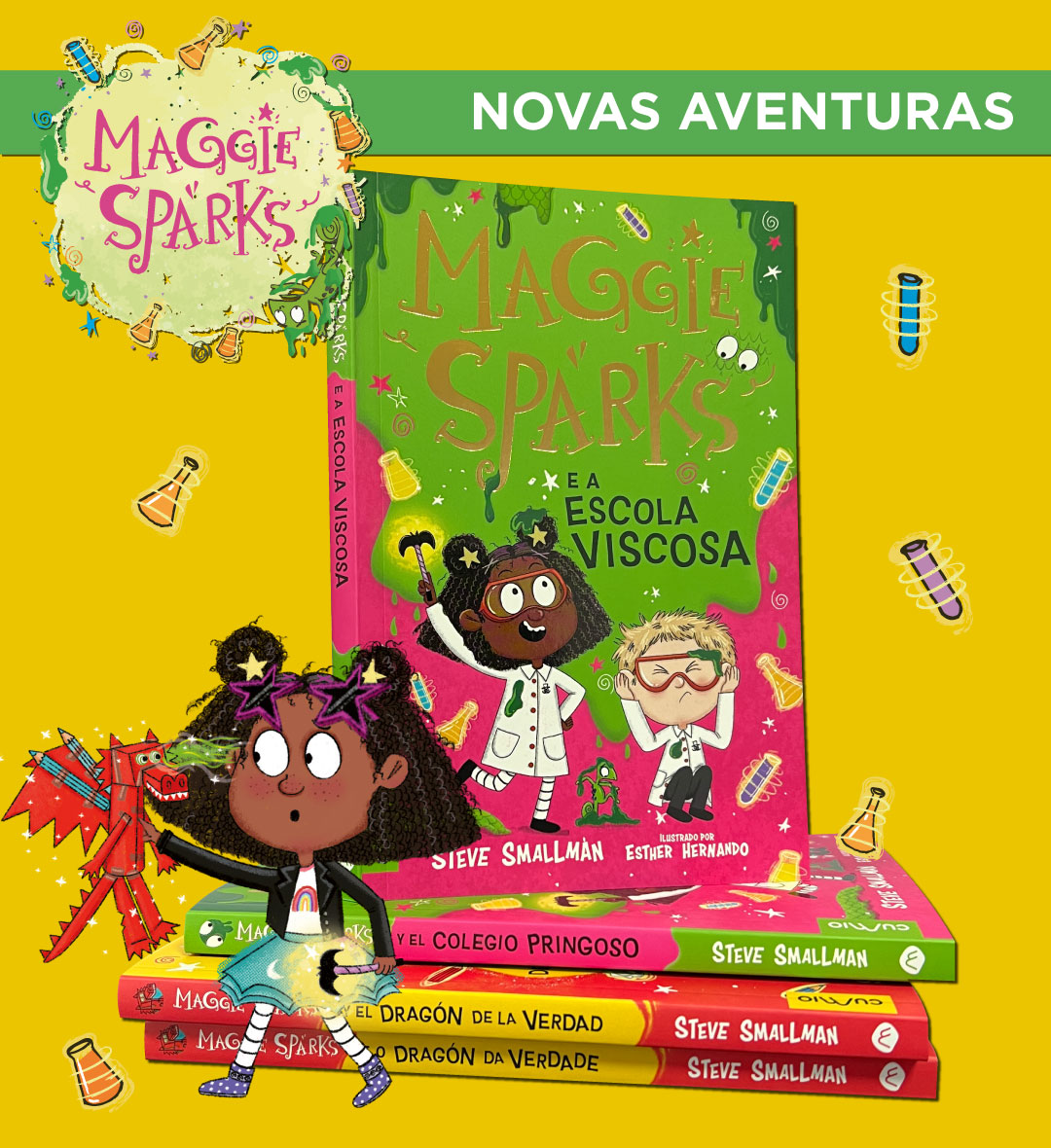 Cumio Editora (@cumioeditora) on Twitter photo 📖Xa están aquí as novas da divertida e encantadora Maggie Sparks, inda que desta vez non sexa tan encantadora como nos ten acostumados...
🤔Será que ten un lado rebelde? 📖Xa están aquí as novas da divertida e encantadora Maggie Sparks, inda que desta vez non sexa tan encantadora como nos ten acostumados...
🤔Será que ten un lado rebelde?