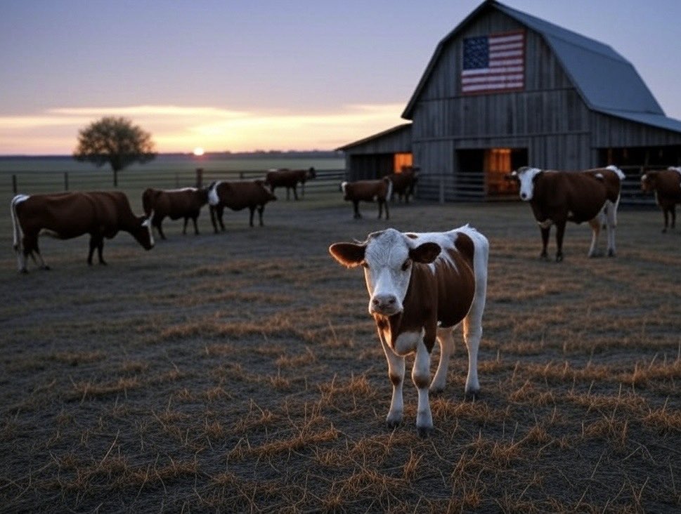 Swingin’ the barn door open to a pitch-black mornin’ here at the ranch. Sky’s holdin’ tight to its stars, no sign of that rain we’re prayin’ for. Air’s thick, warm, and clingin’ like a summer promise. Breakfast’s down—biscuits and sausage gravy stickin’ to the ribs. Time to