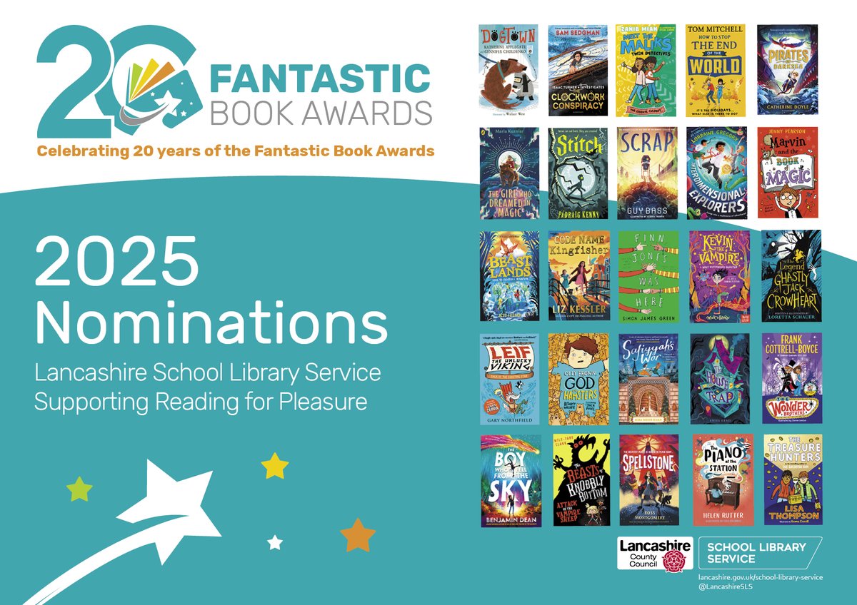 🎇This is It! The Year 5 and 6 pupils of Lancashire, Blackpool and Blackburn have had their votes counted! The results are in, let's find out who the winners of the Fantastic Book Awards are! #FantasticBookAwards #ReadingForPleasure 🎉