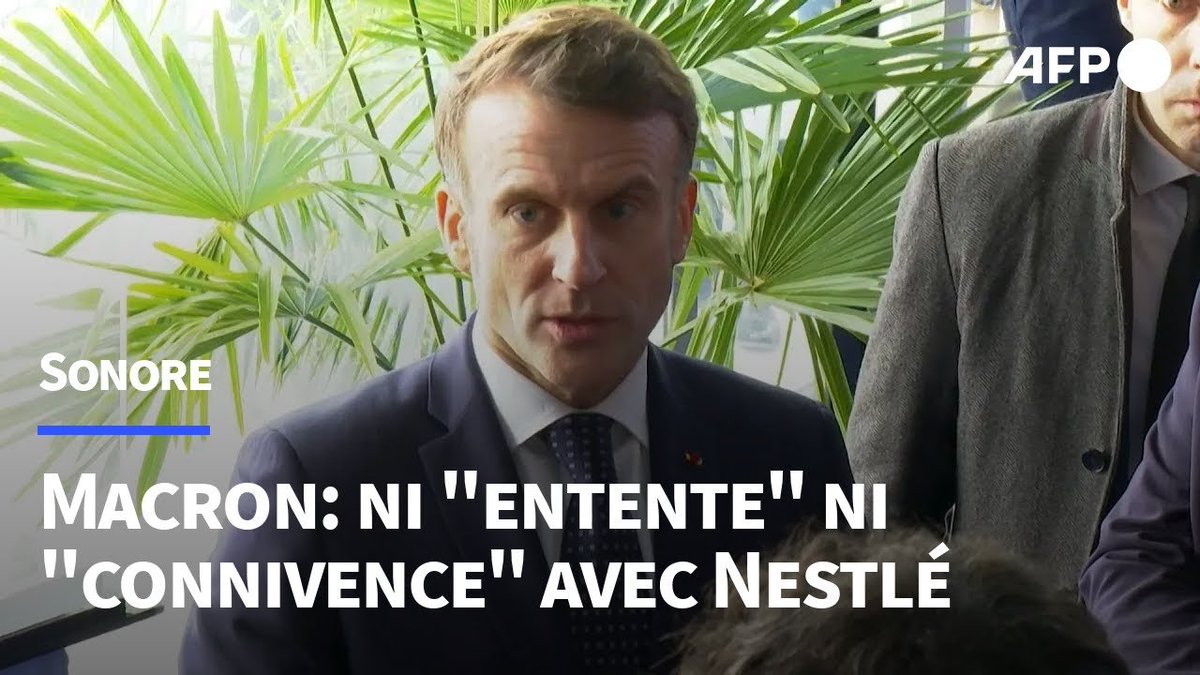 🚨 ALERTE : L'État français a couvert la fraude Nestlé sur les eaux minérales !

Une commission d'enquête du sénat vient de révéler le scandale. 

L'Élysée savait tout depuis 2022 !

Macron disait pourtant en février "ne pas être au courant"...

Le gouvernement a mené une