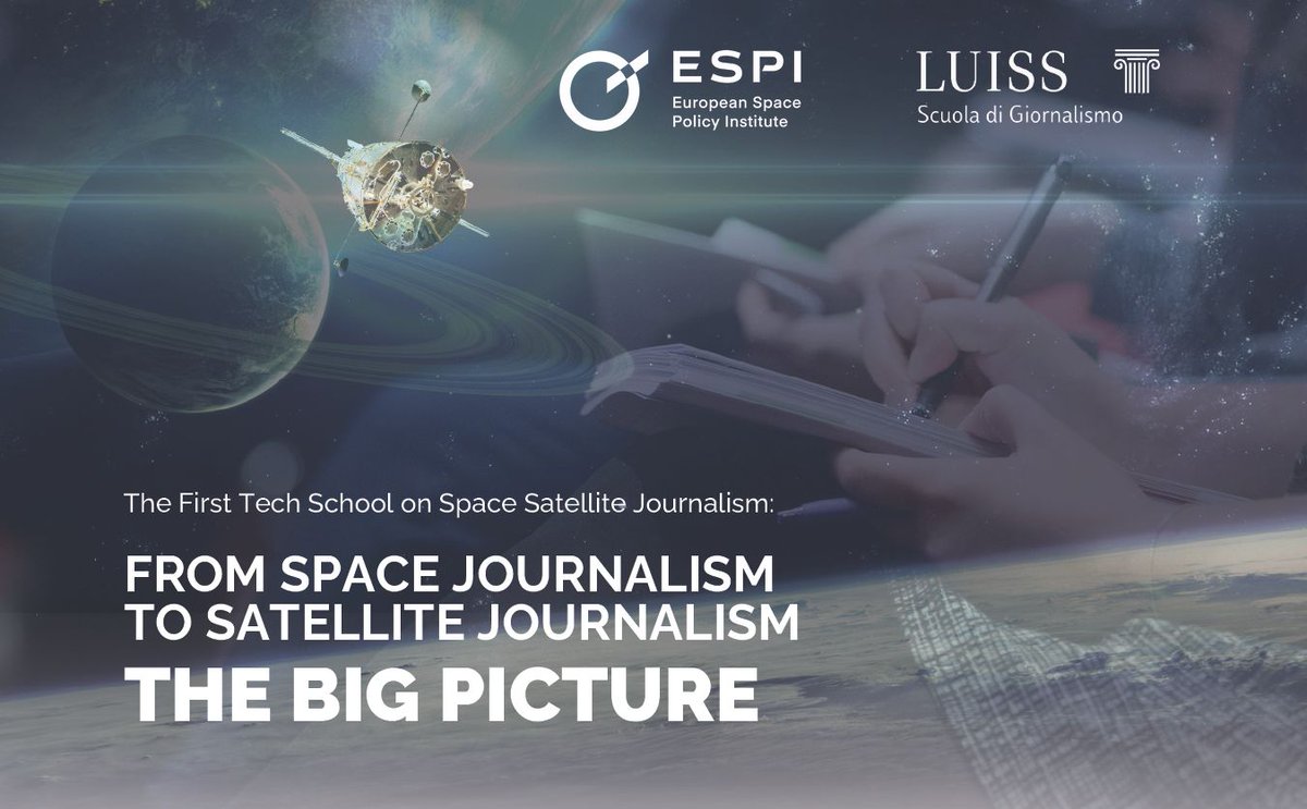 Scuola di Giornalismo Luiss (@giornaluiss) on Twitter photo 📢 CALL FOR APPLICATIONS — OPEN NOW!
We’re thrilled to launch the first-ever ESPI Journalism Training School, co-hosted with <a href="/LuissDataLab/">Luiss Data Lab</a> & Scuola di Giornalismo Luiss ! 🚀
From Space Journalism to Satellite Journalism: The Big Picture is a unique opportunity to explore how 📢 CALL FOR APPLICATIONS — OPEN NOW!
We’re thrilled to launch the first-ever ESPI Journalism Training School, co-hosted with <a href="/LuissDataLab/">Luiss Data Lab</a> & Scuola di Giornalismo Luiss ! 🚀
From Space Journalism to Satellite Journalism: The Big Picture is a unique opportunity to explore how