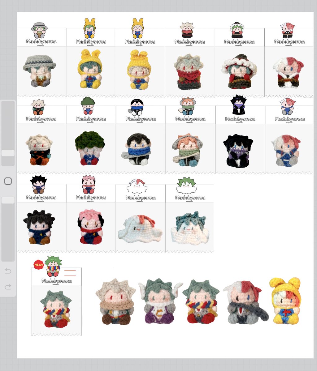 ปลายเดือนนี้จะมาเปิดพรีถักๆจิ๋ว 20 คิวนะคะ มีลายใหม่ด้วยคับ ขอวาดแพคเกจก่อง 🧶💖