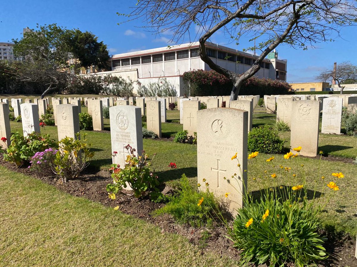 SaidABoelnaga (@a_boelnaga) on Twitter photo <a href="/CWGC/">Commonwealth War Graves</a> Alexandria Hadar War Cemetery today.
<a href="/Mo_hammed_A/">Mohammed Attaallah</a> <a href="/HemaJaradah/">Ibrahim Jaradah</a> <a href="/AlaaAbourabeh/">3laa 3bou Rabe7</a> <a href="/AAPAComms/">AAAComms</a> <a href="/CWGC/">Commonwealth War Graves</a> Alexandria Hadar War Cemetery today.
<a href="/Mo_hammed_A/">Mohammed Attaallah</a> <a href="/HemaJaradah/">Ibrahim Jaradah</a> <a href="/AlaaAbourabeh/">3laa 3bou Rabe7</a> <a href="/AAPAComms/">AAAComms</a>
