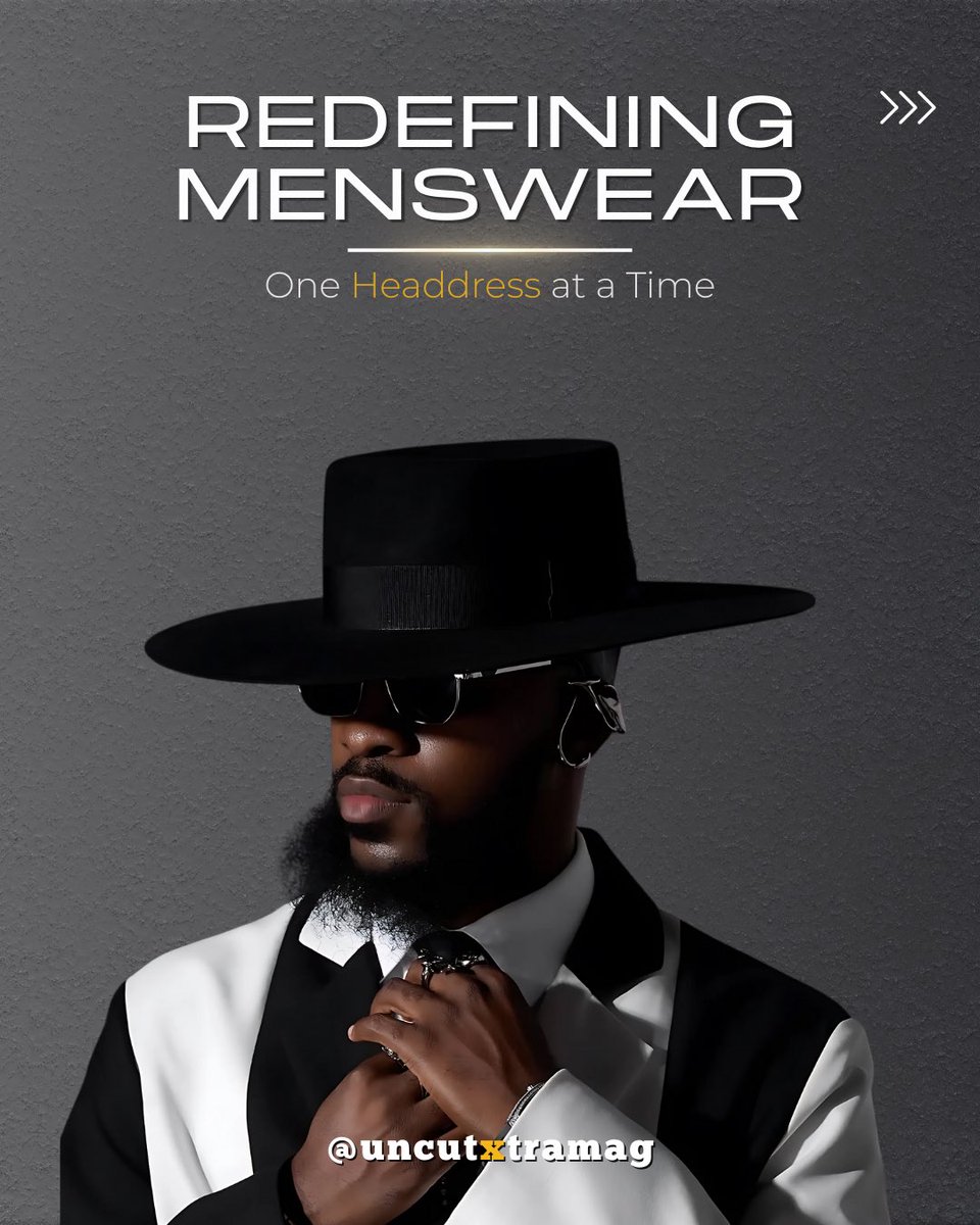 uncutxtramag's tweet image. Akin Faminu is redefining menswear—one headdress at a time. Clean, bold, and unforgettable.

#AkinFaminu #MenswearStyle #HatStyle #MensFashion #Uncutxtra #NigerianFashion #StyleIcon #BoldLooks #fashionstatement