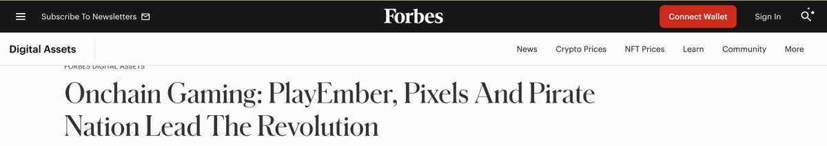 The 3 P's

Playember
Pixels
Pirate Nation

Who else is leading the revolution?