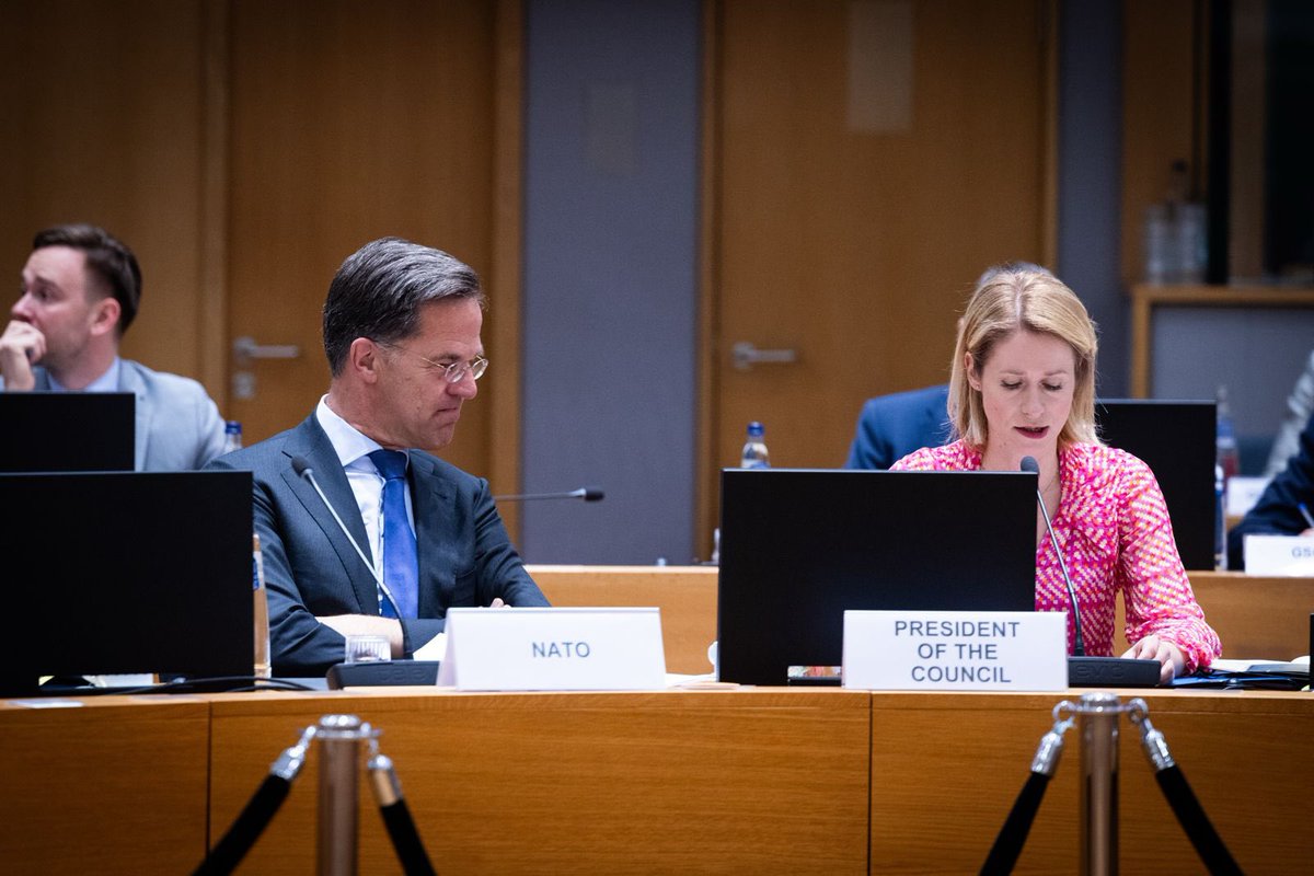 Good to meet with #EU Defence Ministers. #NATO-EU cooperation is crucial in the face of current security threats. We discussed ramping up defence spending &amp; production and what we can do to make sure #Ukraine has what it needs to secure a just and lasting peace.
