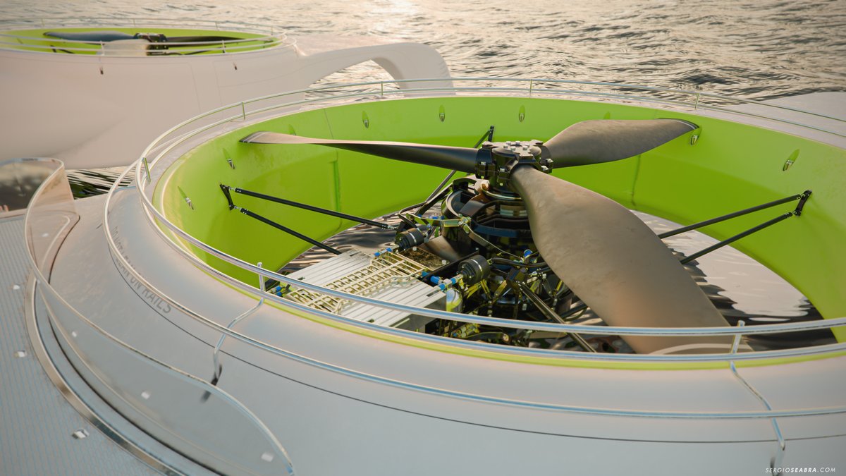 sergioseabra's tweet image. New images from this sci fi catamaran design from a few years back. You can check more of it on Artstation artstation.com/artwork/3EPGNE
