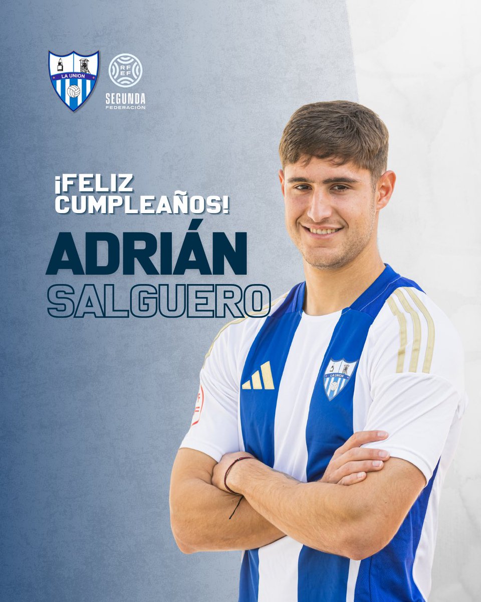 🎂 Hoy nuestro jugador <a href="/asalguero_/">Adrian Salguero</a> cumple 22 años.

¡𝐀𝐝𝐞𝐦𝐚́𝐬 𝐝𝐞 𝐮𝐧𝐚 𝐩𝐫𝐨𝐧𝐭𝐚 𝐫𝐞𝐜𝐮𝐩𝐞𝐫𝐚𝐜𝐢𝐨́𝐧 𝐭𝐞 𝐝𝐞𝐬𝐞𝐚𝐦𝐨𝐬 𝐦𝐮𝐜𝐡𝐚𝐬 𝐟𝐞𝐥𝐢𝐜𝐢𝐝𝐚𝐝𝐞𝐬! 🙌🫂