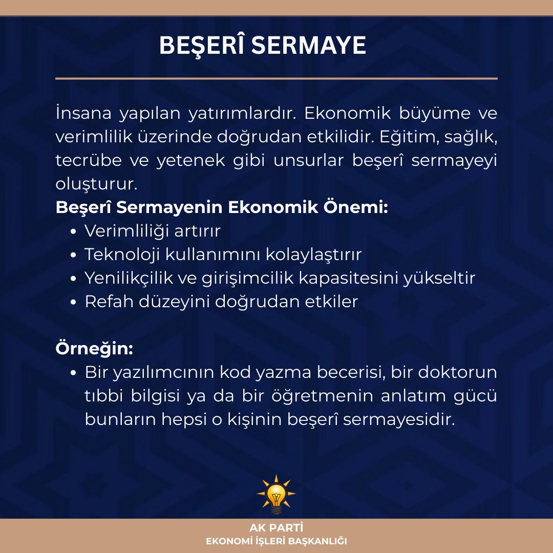 AK Parti Ekonomi İşleri Başkanlığı (@ekonomiisleri) on Twitter photo 