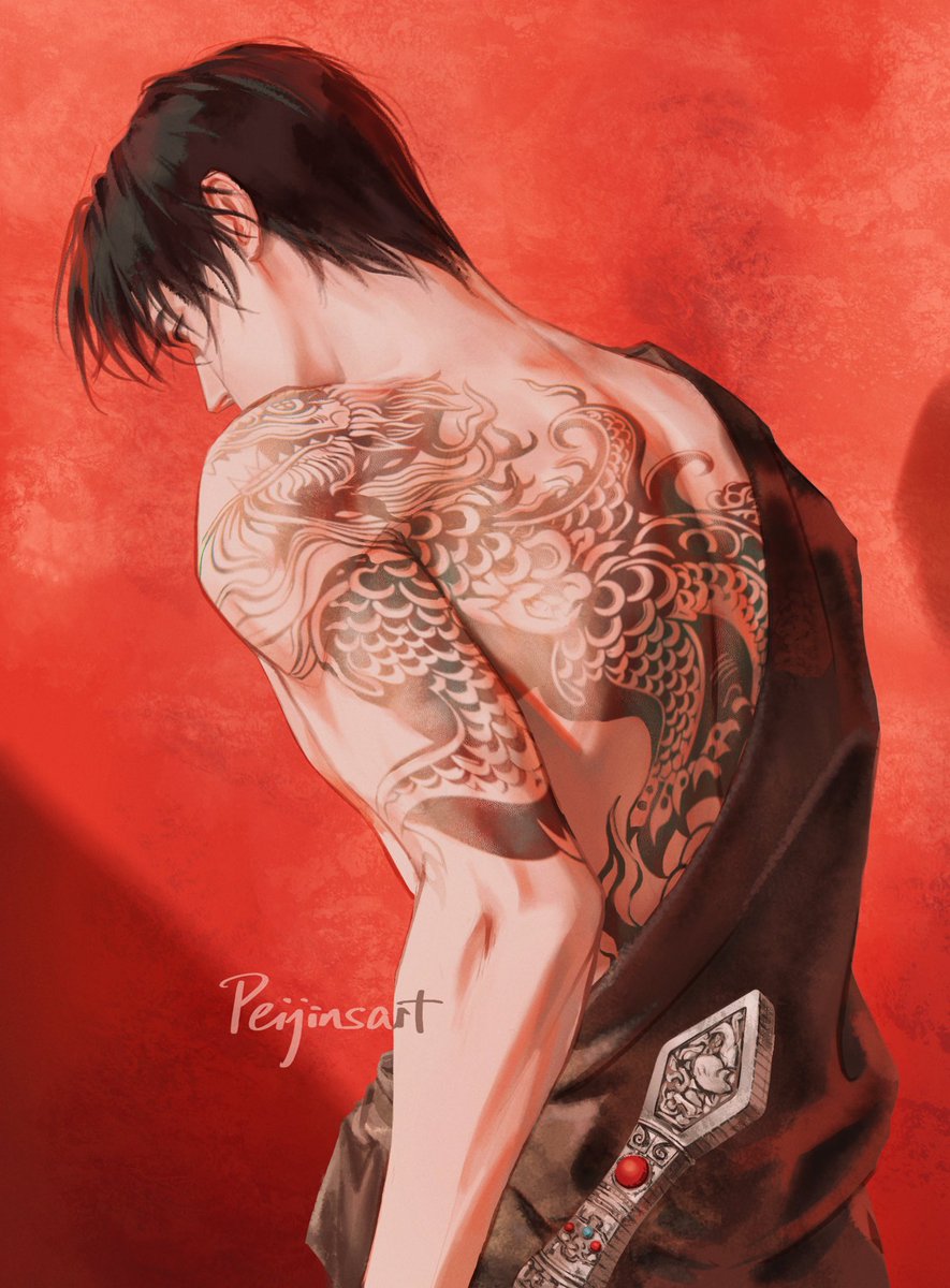 SPeijin's tweet image. Zhang Qiling again #盗墓笔记 #张起灵 #thelosttomb
