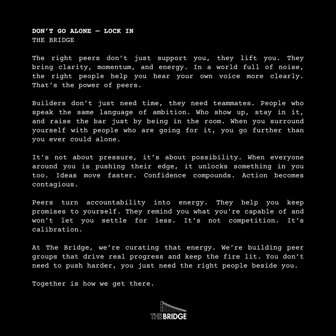 Builders don’t need more time. They need the right teammates.