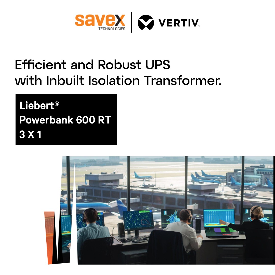 SavexTechnology's tweet image. Ensure uninterrupted power protection with the Liebert® Powerbank 600 RT 3X1, a high-performance UPS designed for efficiency and reliability.
For more details mail us at: marketing@savex.in
#PowerProtection #UninterruptedPower #UPSsolutions #CriticalInfrastructure #Liebert