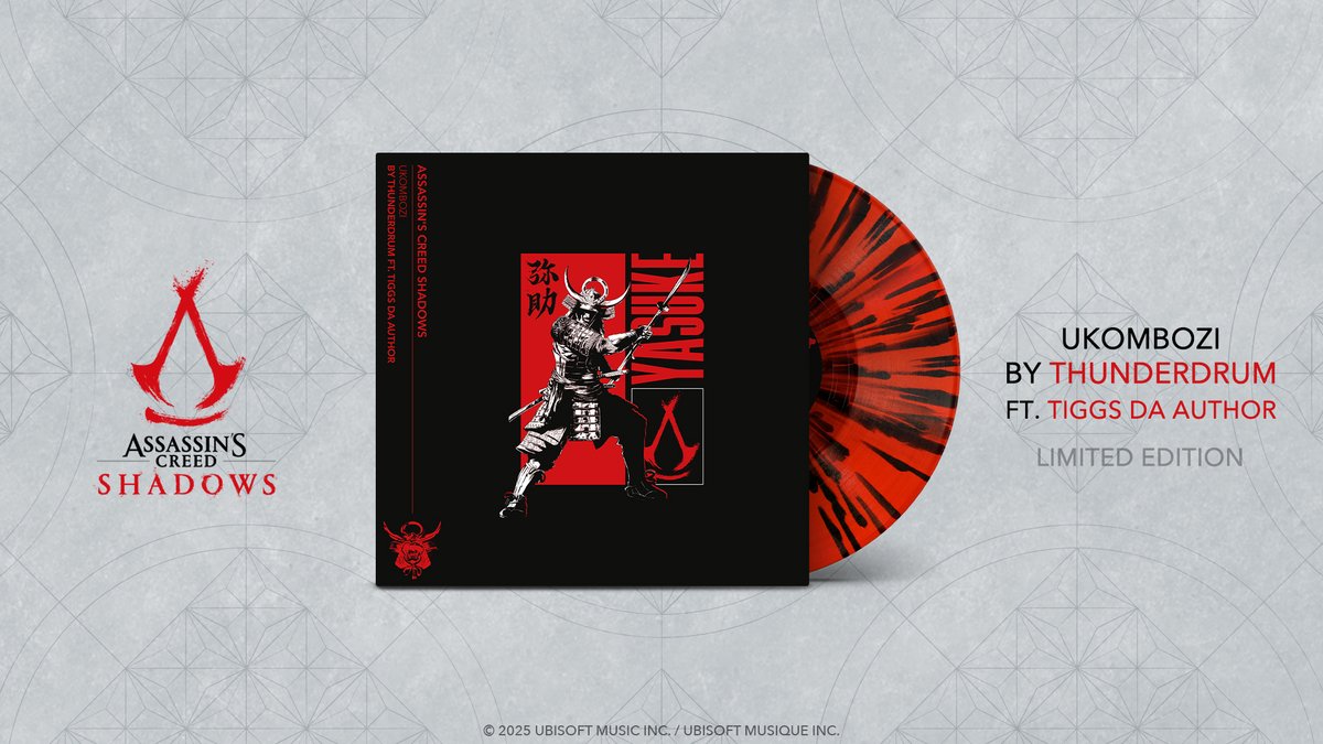 Laced (@laced_audio) on Twitter photo The many-sided music of Assassinās Creed Shadows is leaping onto vinyl. Pre-order now: lacedrecords.com
4LP Limited Edition Collection includes:
⢠2LP Original Score by <a href="/theflightmusic/">The Flight</a>
⢠1LP Kage No Iro by TEKE::TEKE
⢠1LP UKOMBOZI by Thunderdrum ft. <a href="/TiggsDaAuthor/">Tiggs Da Author</a> The many-sided music of Assassinās Creed Shadows is leaping onto vinyl. Pre-order now: lacedrecords.com
4LP Limited Edition Collection includes:
⢠2LP Original Score by <a href="/theflightmusic/">The Flight</a>
⢠1LP Kage No Iro by TEKE::TEKE
⢠1LP UKOMBOZI by Thunderdrum ft. <a href="/TiggsDaAuthor/">Tiggs Da Author</a>