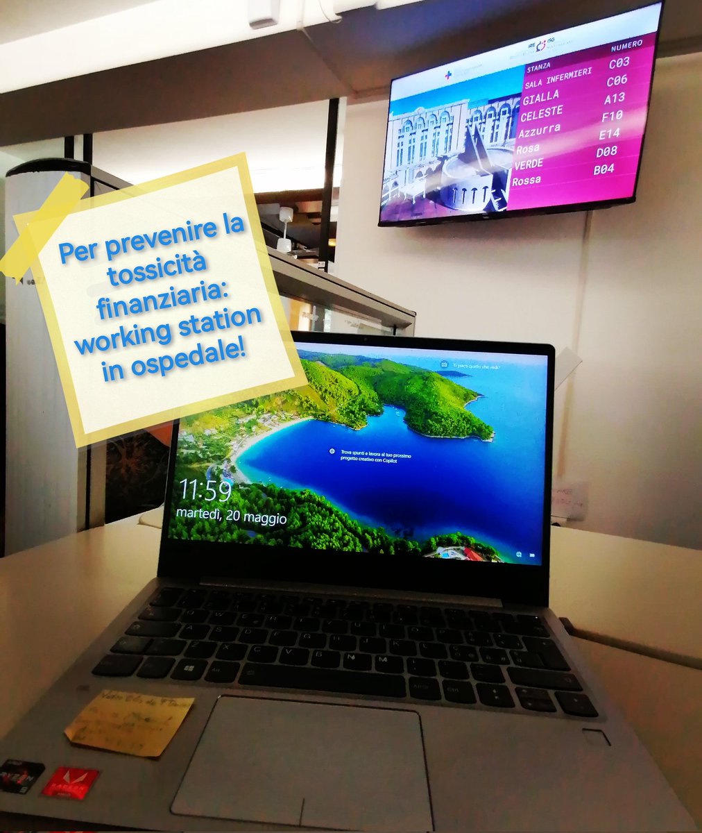 💡Working station in ospedale per prevenire la #tossicità #finanziaria!
Il benessere finanziario è parte del benessere complessivo #Lavoro in ospedale: tutela finanziaria e salute durante e dopo il #cancro sia per il #malato che per il #caregiver
Un’idea semplice, ma essenziale🏆