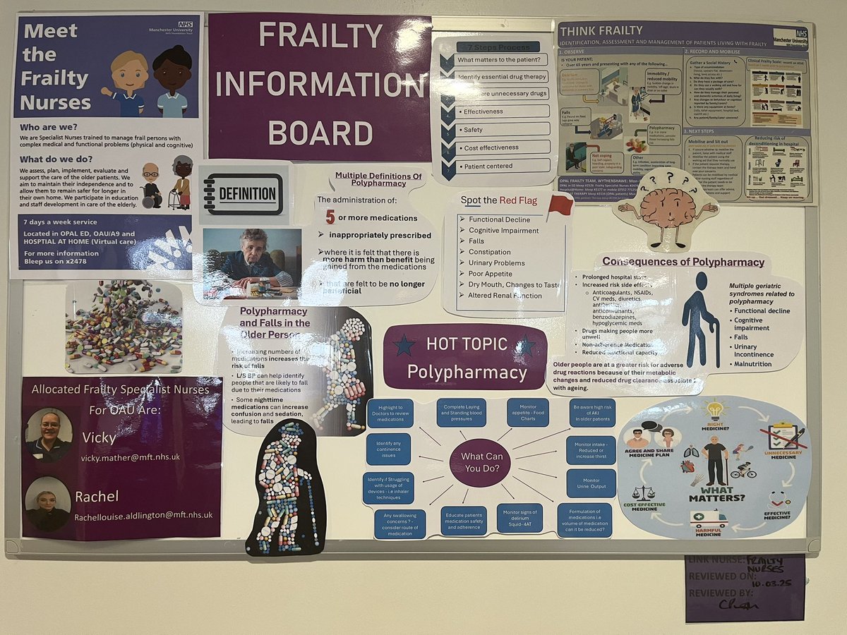 New Hot Topic!!! Please see the Frailty Information Boards! #polypharmacy <a href="/opalassessunit/">OAU</a> <a href="/QualityWTWA/">WTWA Improving Quality</a> <a href="/WTWAeducation/">WTWA Corporate Education Team</a> <a href="/mftMedicineWTWA/">WTWA medicine</a>