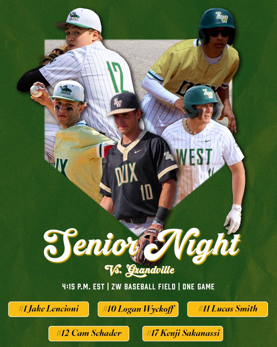 ‼️ SENIOR NIGHT ‼️

Come on down to the fields tonight to honor and celebrate our 5 seniors. We are thankful for the impact they’ve had on this program the past 4 years. #GoDux #FAST