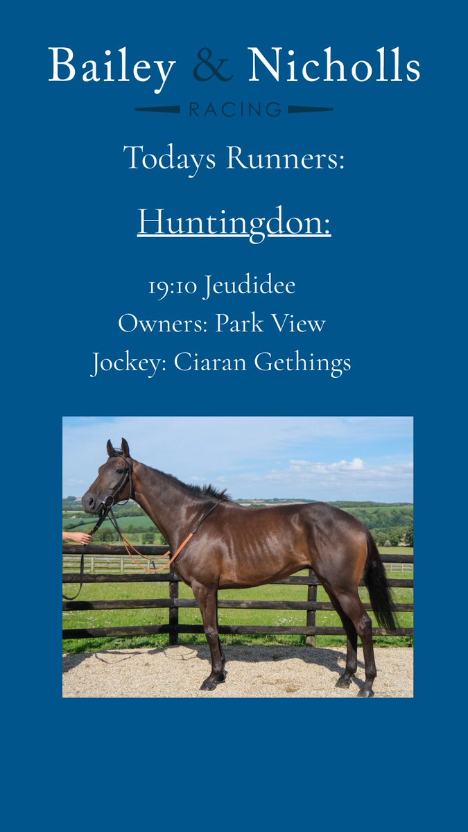 Today's runners <a href="/Huntingdon_Race/">Huntingdon Racecourse</a>