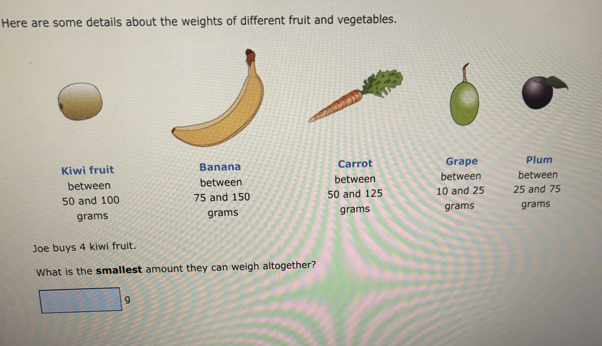 I thoroughly dislike these types of questions. It is clear that the smallest amount answer is 50+75+50 etc. However, when ‘between’ is written, it means you can’t chose the lowest and highest value so the question is flawed Agggghhhhh #maths #mathschat