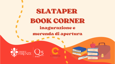 comunefi's tweet photo. 📚 Martedì 27/05 ore 16.30: inaugurazione "Slataper Book Corner" in via Slataper 6. Nuovo angolo di lettura e scambio libri, aperto lun-ven 15-18. Merenda offerta dal Centro di Accoglienza.
#BookCorner #Q5Firenze #CulturaPerTutti #ScambioLibri https://t.co/YPCPPWkA1i