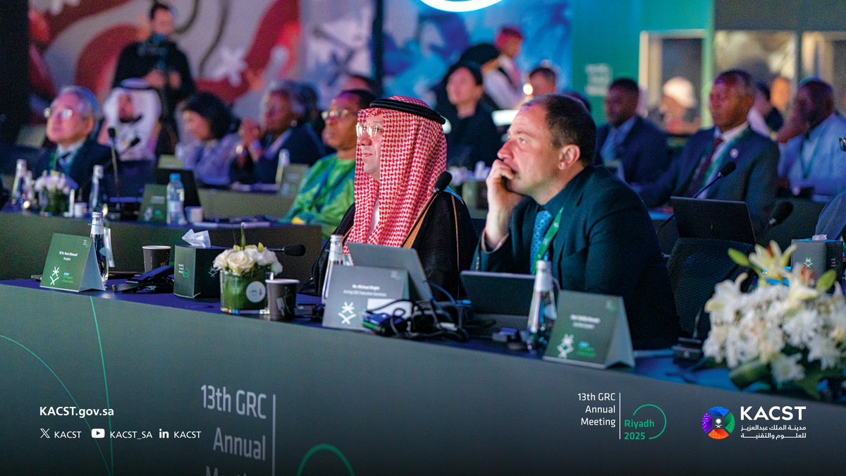 KACST's tweet photo. Leaders of research and innovation in the Kingdom 🇸🇦
The 13th Annual Meeting of the Global Research Council commences in Riyadh. #GRC2025 https://t.co/RoQyJxgtUS