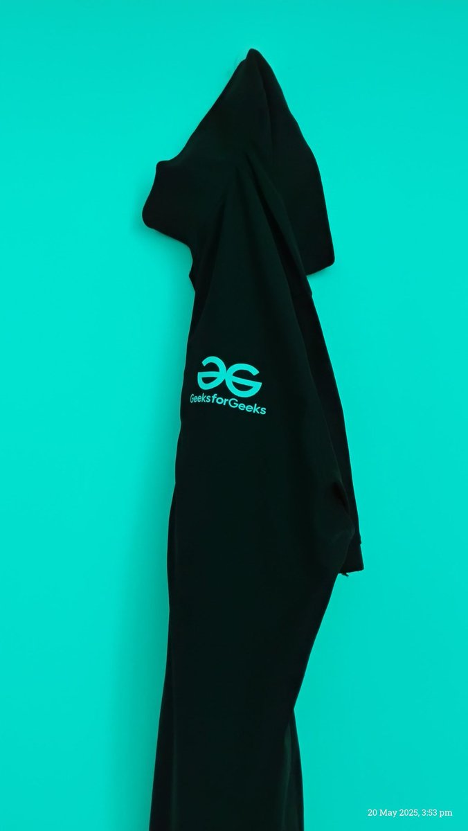 tanx034's tweet image. ✨ Finally these T-shirts got it !
✅ This is not just a T-shirt, it is the result of my hard work of so many years which takes me to a higher level 😊
✔️ And I would like to thank you from my heart @geeksforgeeks 💐
❤️ I am very grateful for @sandeep_jain sir
#geekforgeeks