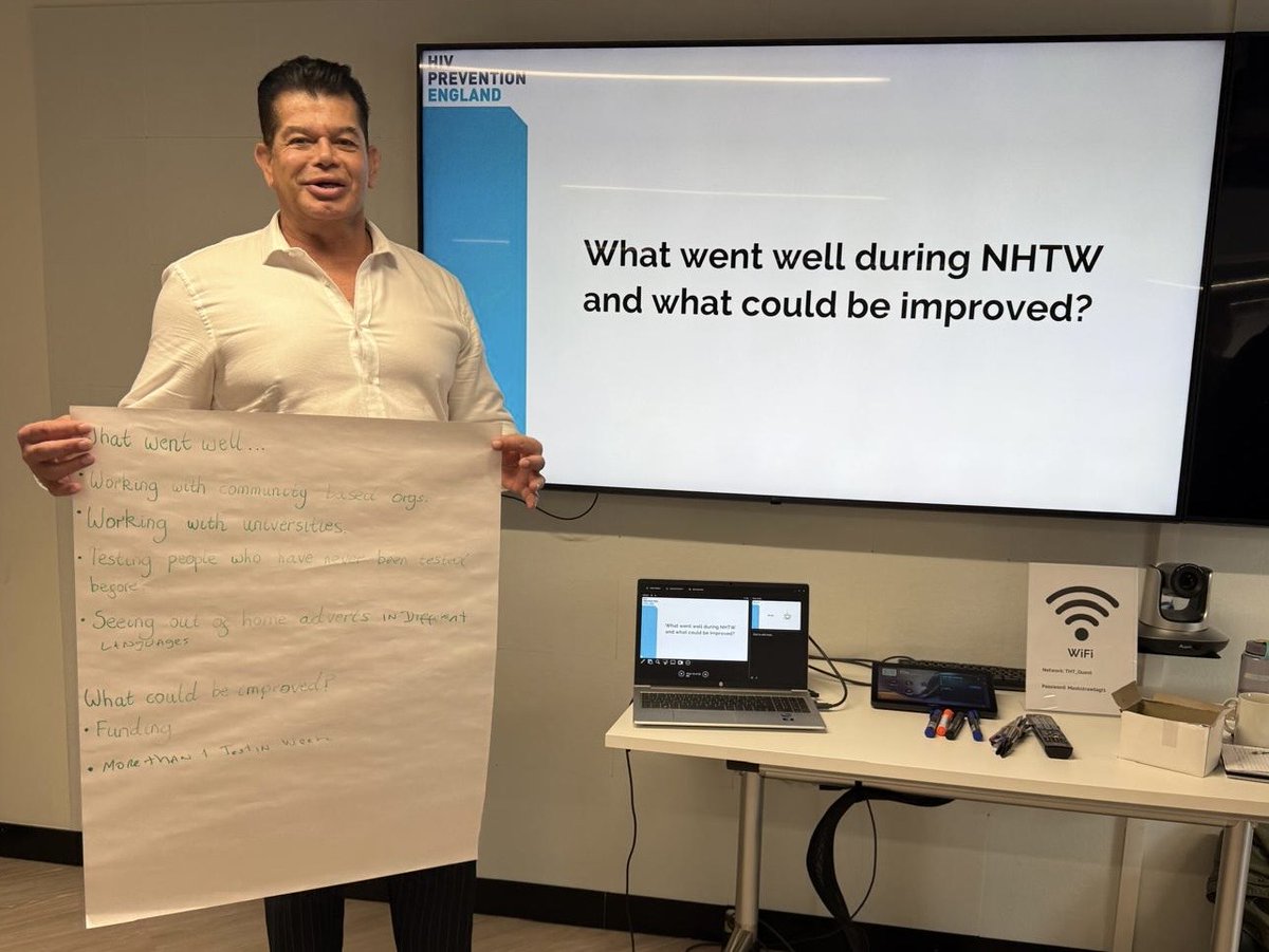 Once again, HIV Prevention England has brought together all of its local partners providing HIV testing across the country. Once again, Carlos &amp; Victoria from Aymara representing the Latin American community. Many thanks to Taku Mukiwa, Brogan Mann and Nicola Jones

#sexualhealth