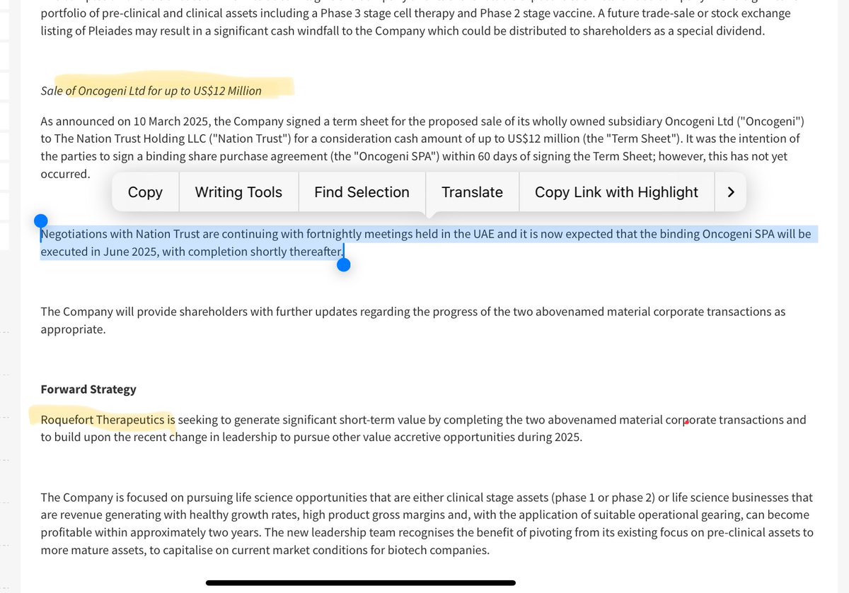 Investology (@profitprofit1) on Twitter photo Not long now #ROQ deal in JUNE
<a href="/RoquefortTherap/">Roquefort Therapeutics</a>
Mcap £2.5m
Deal worth £21m
10 X potential
Buy n hold is key here Not long now #ROQ deal in JUNE
<a href="/RoquefortTherap/">Roquefort Therapeutics</a>
Mcap £2.5m
Deal worth £21m
10 X potential
Buy n hold is key here