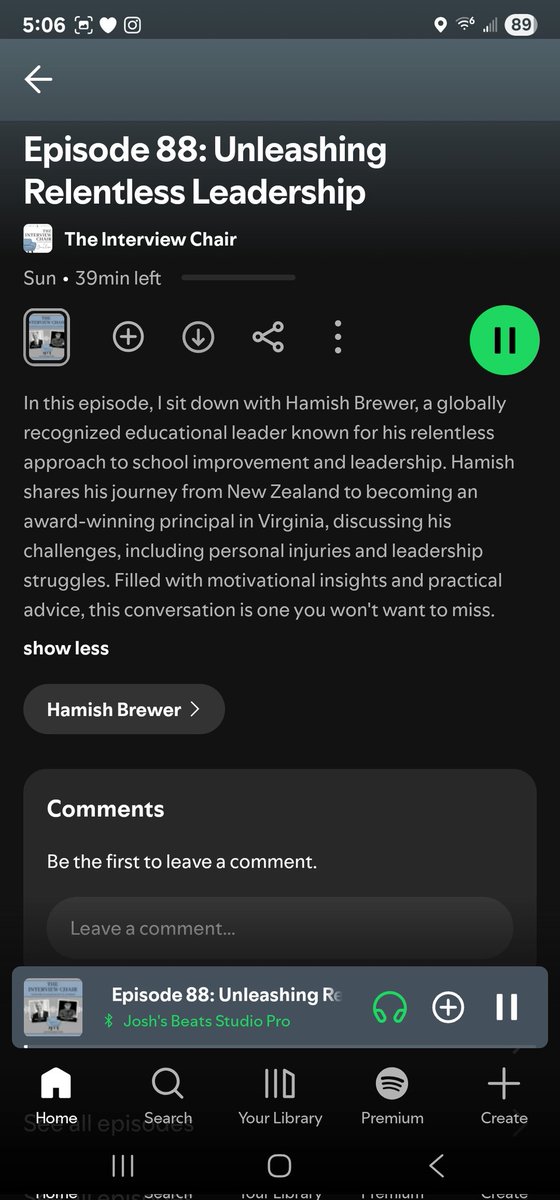 Josh Tovar (@mpa_gojaguars) on Twitter photo At the gym listening to <a href="/casas_jimmy/">Jimmy Casas</a> podcast w/<a href="/brewerhm/">Hamish Brewer</a> who is a turnaround around principal, author, and speaker. He describes to the audience the things he likes such as skateboards, Volkswagens, and fire trucks. Hamish tells a story about the first time a student told him to At the gym listening to <a href="/casas_jimmy/">Jimmy Casas</a> podcast w/<a href="/brewerhm/">Hamish Brewer</a> who is a turnaround around principal, author, and speaker. He describes to the audience the things he likes such as skateboards, Volkswagens, and fire trucks. Hamish tells a story about the first time a student told him to