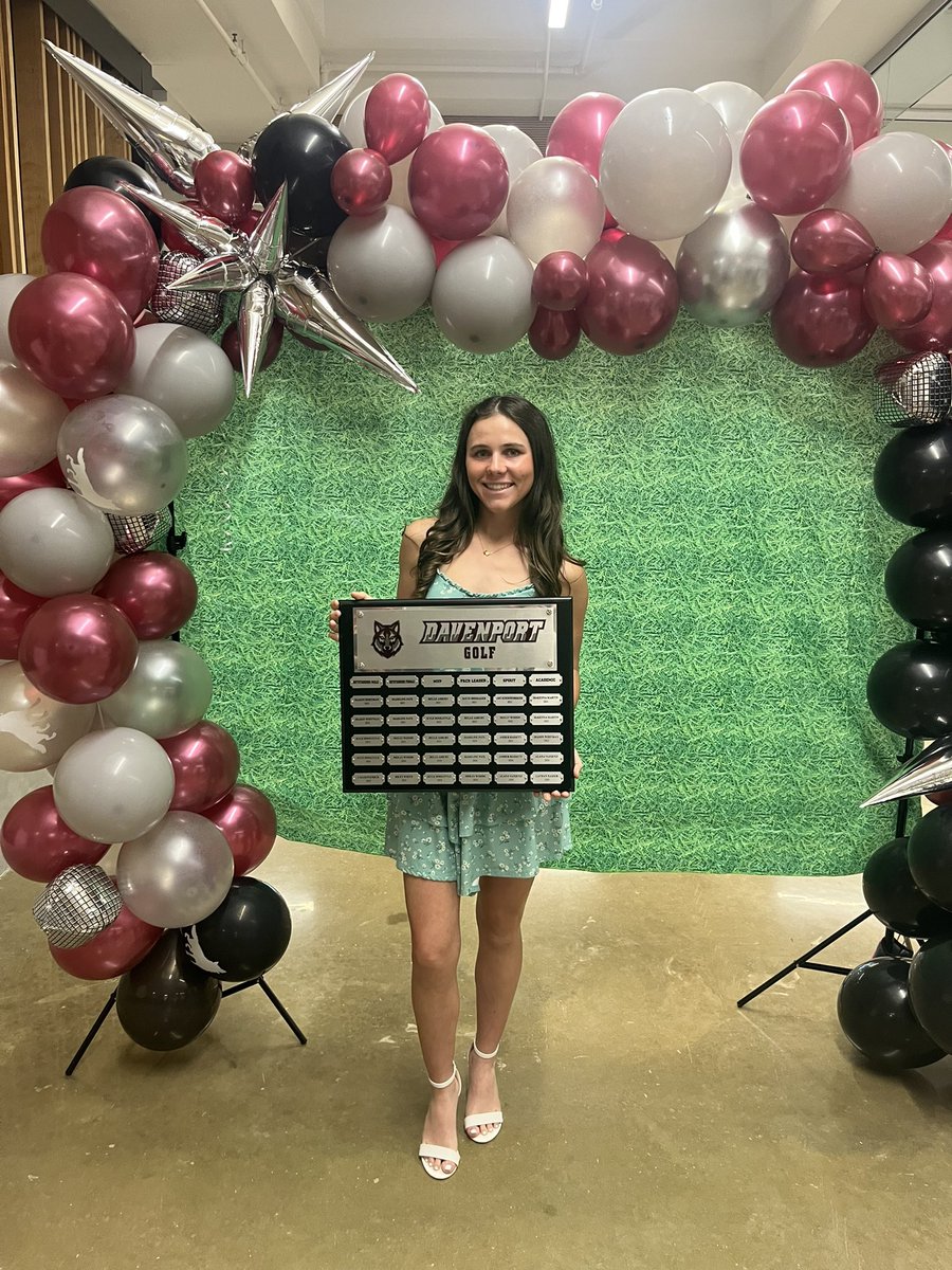 Davenport Golf (@golfdavenport) on Twitter photo Congratulations to our lady Wolves pack award winners. Alana Vazquez-Spirit Award. Riley White-Female MVP. Molly Woods-Pack Leader. Way to go ladies!
<a href="/BuildThePack/">BuildThePack</a> <a href="/DavenportWolves/">DHS Wolves Athletics</a> Congratulations to our lady Wolves pack award winners. Alana Vazquez-Spirit Award. Riley White-Female MVP. Molly Woods-Pack Leader. Way to go ladies!
<a href="/BuildThePack/">BuildThePack</a> <a href="/DavenportWolves/">DHS Wolves Athletics</a>
