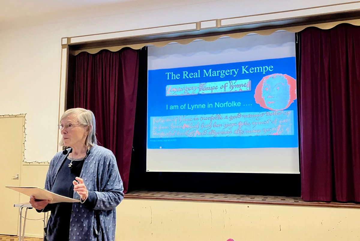 Susan Maddock's engaging talk last month on Margery Kempe was the last of our Spring talks.  We now look forward to our new talk series starting this September. Check list out on our events page - bahs.uk  #Norfolk #LocalHistory #NorthNorfolk