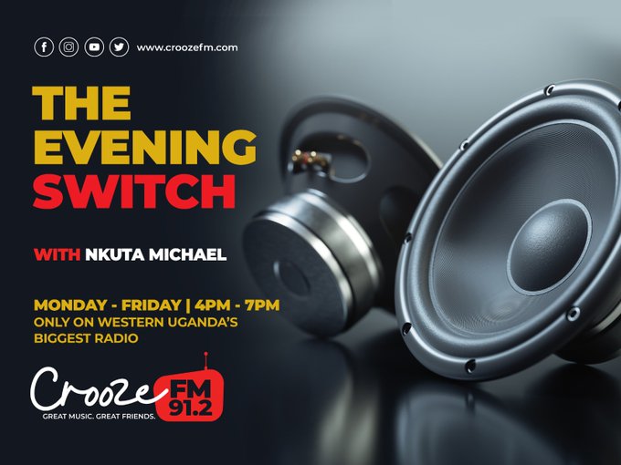 912CroozeFM's tweet photo. Cool evenings start with #TheEveningSwitch!
@nkutamichael on the mic. Vibes on max!! ✨🎧
Stream: https://t.co/1Y3pt4mebH
#SwitchedOn
#CroozeFm https://t.co/uSyNrsRtqv