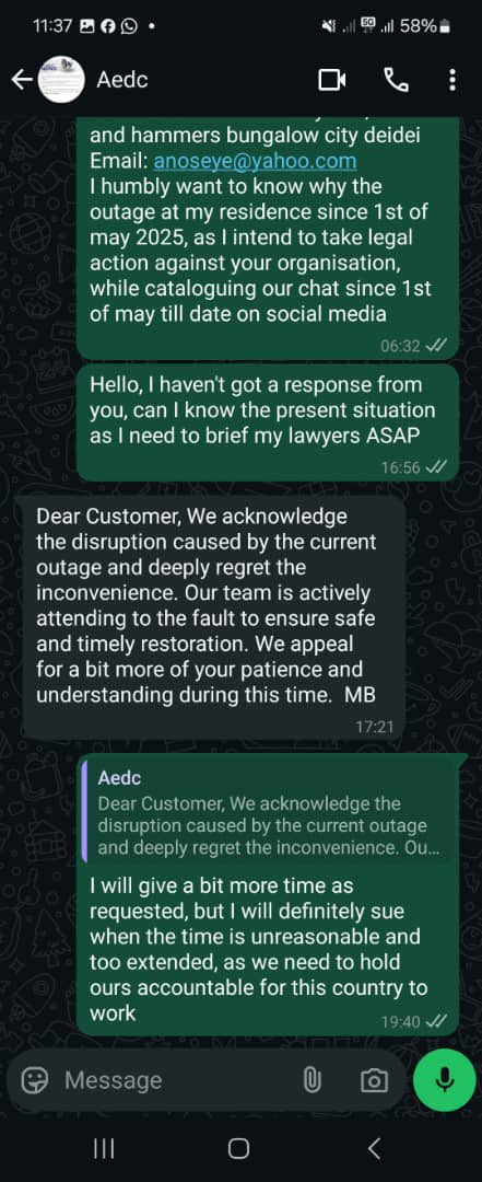 anoseye's tweet photo. @aedcelectricity https://t.co/pH7Zp2CfvX